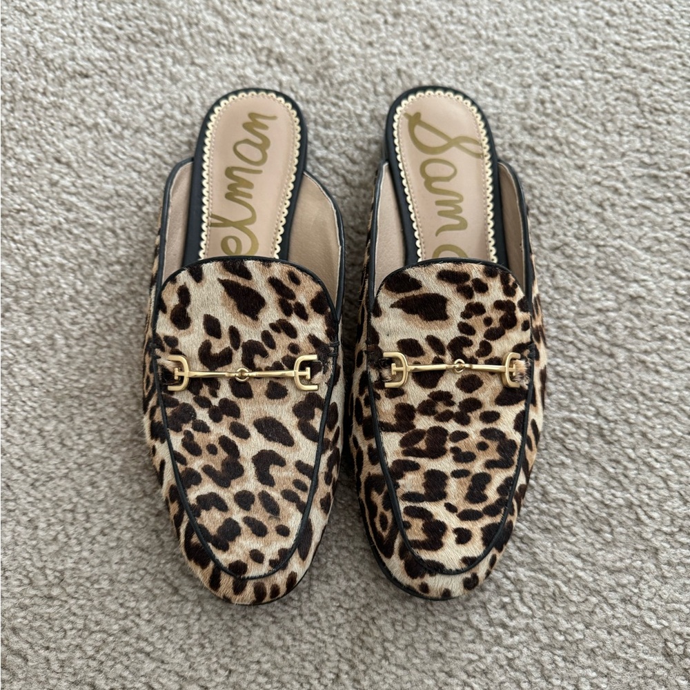 Sam Edelman Leopard Mules